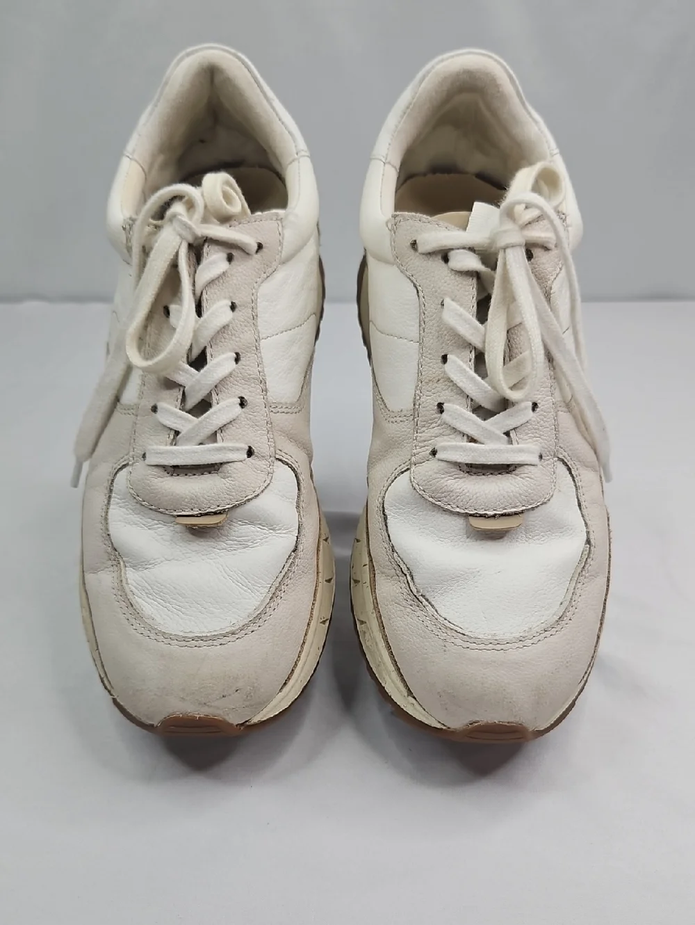 Madewell Kickoff Trainer White & Beige Sneakers Womens 9 Men 7